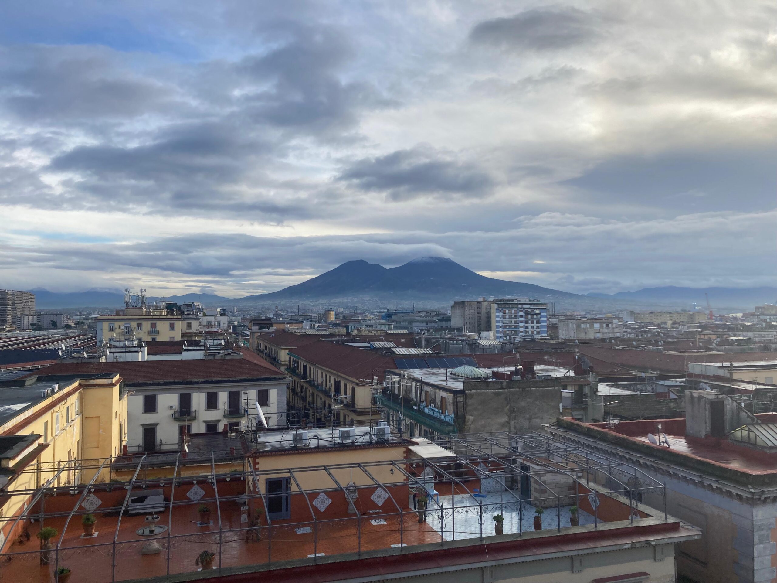 Vista Vesuvio dal balcone